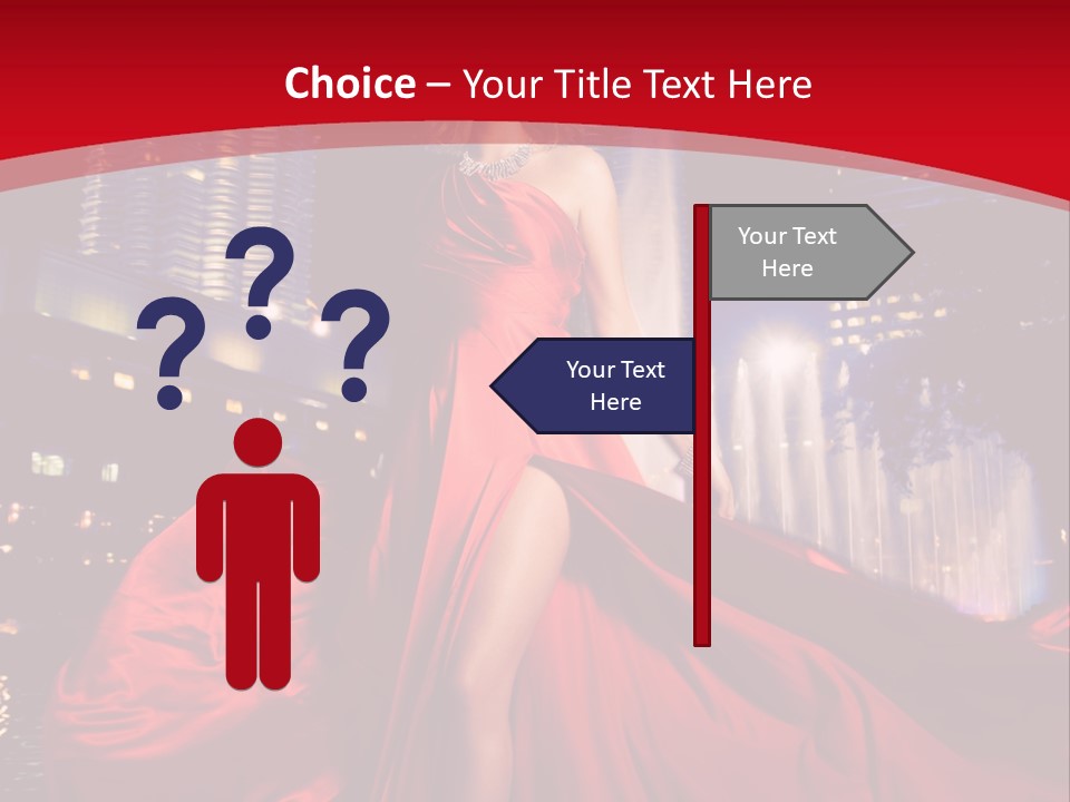 Background Skyscraper Person PowerPoint Template