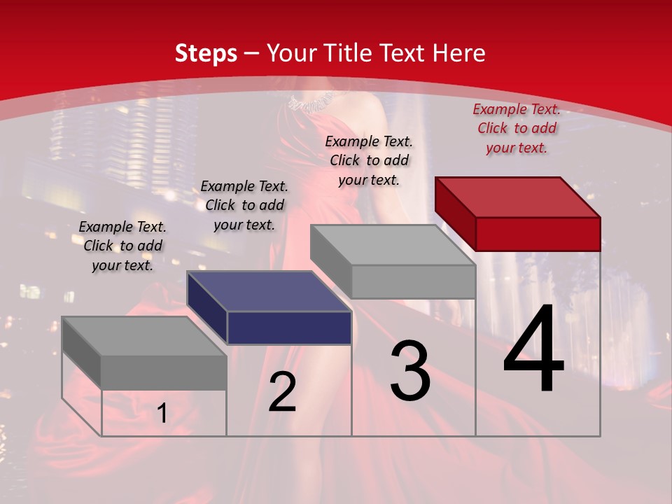 Background Skyscraper Person PowerPoint Template