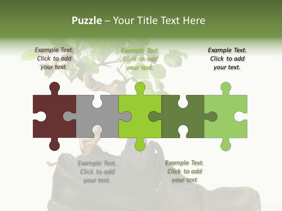 Plant Bonsai Zen PowerPoint Template