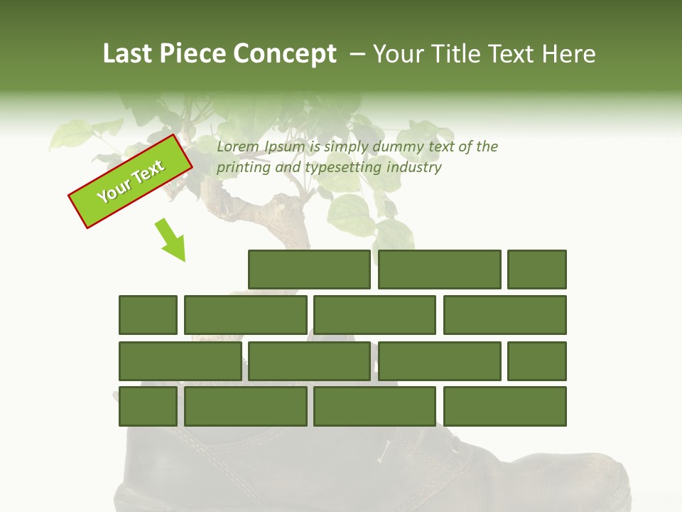 Plant Bonsai Zen PowerPoint Template