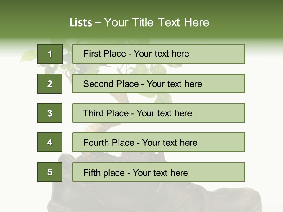 Plant Bonsai Zen PowerPoint Template