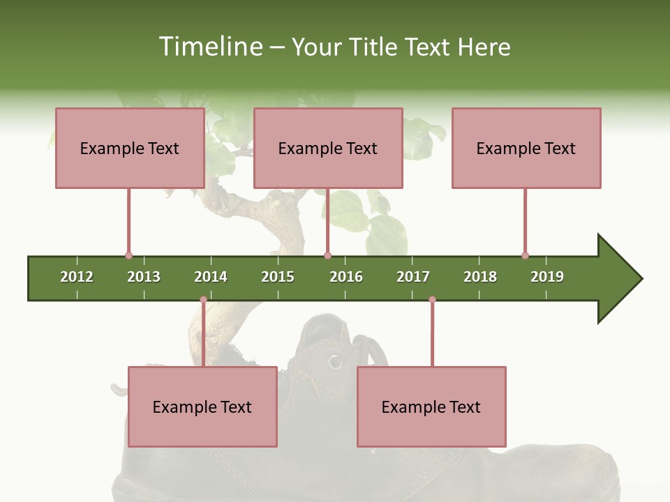 Plant Bonsai Zen PowerPoint Template
