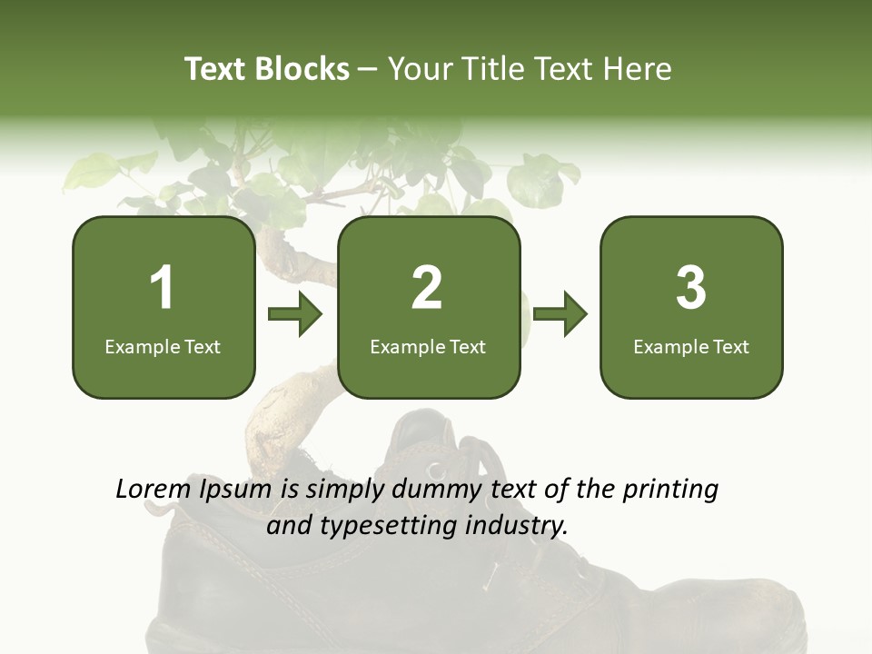 Plant Bonsai Zen PowerPoint Template