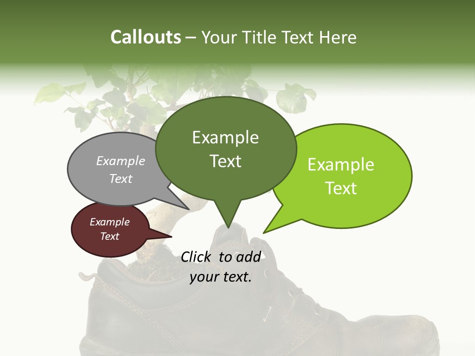 Plant Bonsai Zen PowerPoint Template