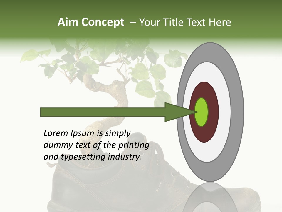 Plant Bonsai Zen PowerPoint Template