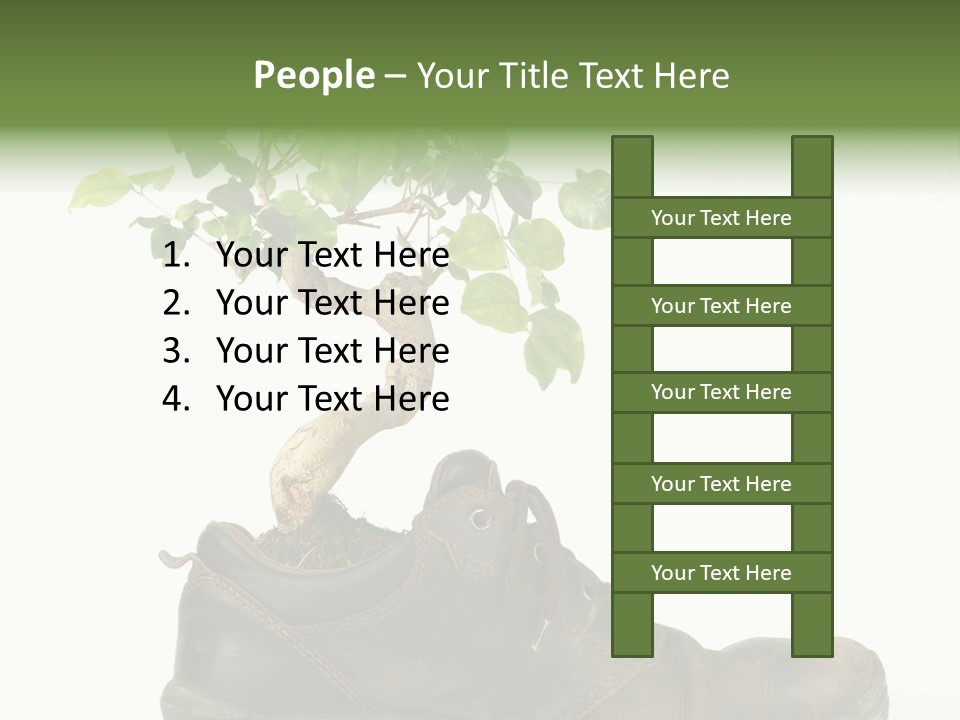 Plant Bonsai Zen PowerPoint Template