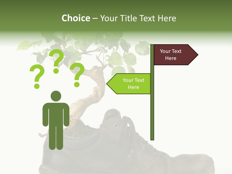 Plant Bonsai Zen PowerPoint Template