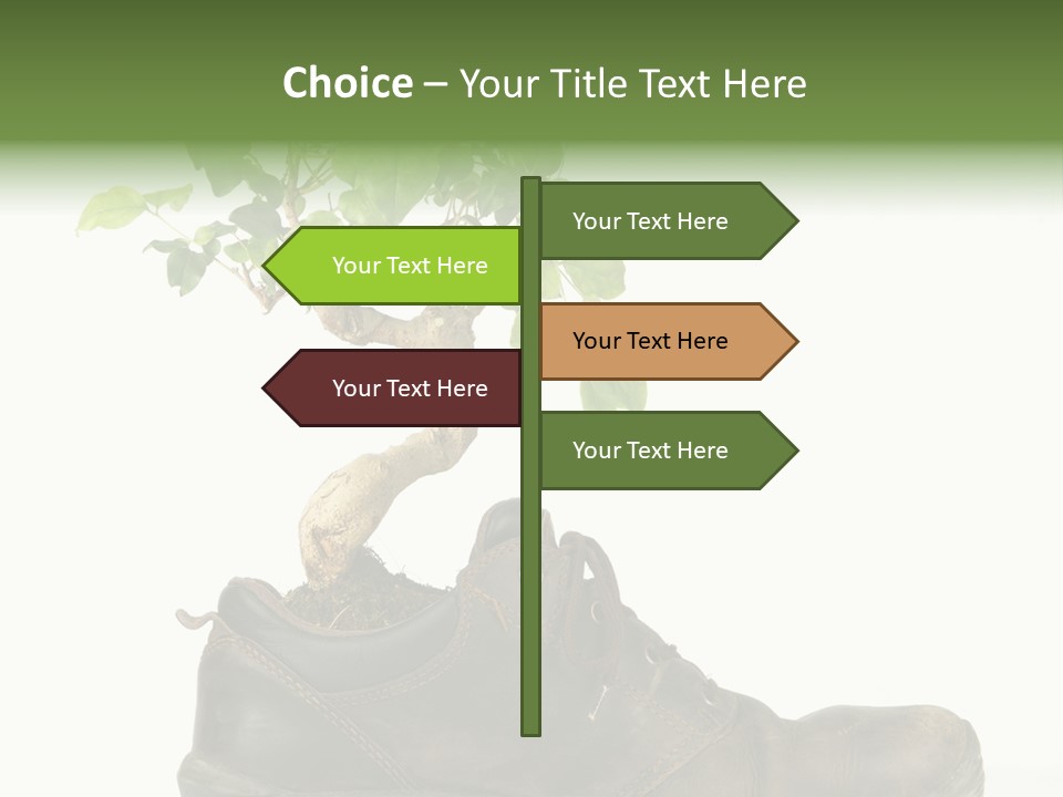 Plant Bonsai Zen PowerPoint Template