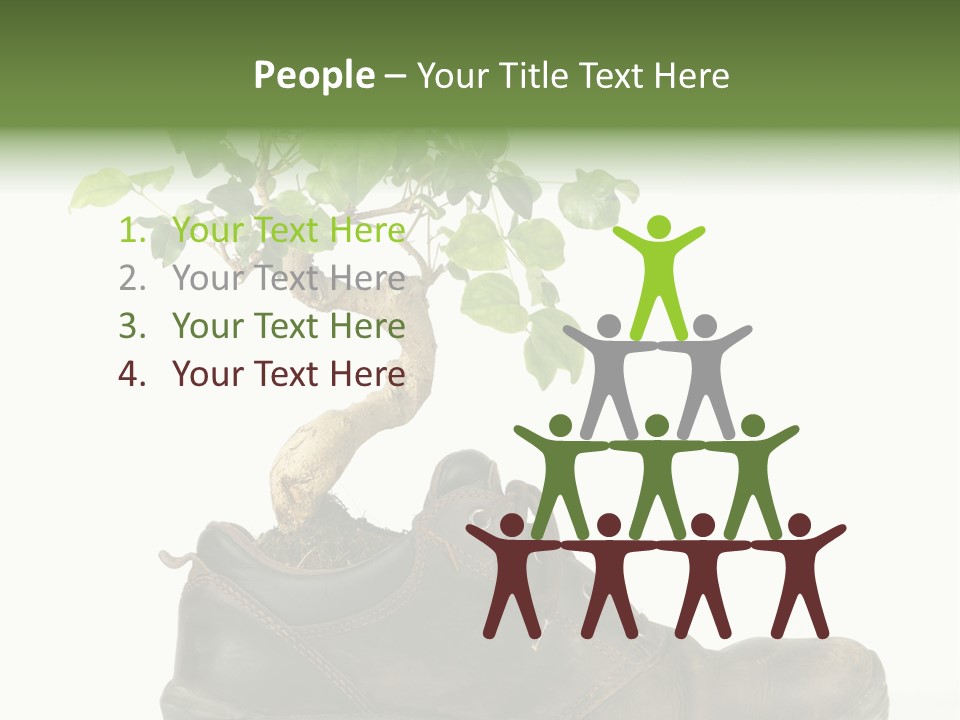 Plant Bonsai Zen PowerPoint Template