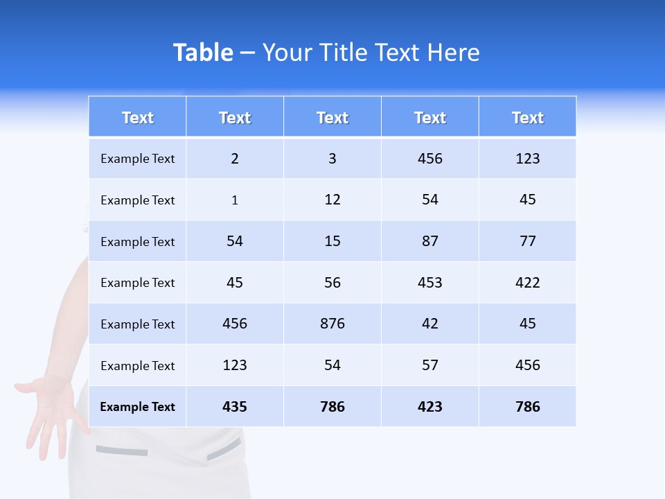 Brunette Aggression White Background PowerPoint Template