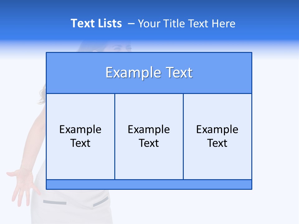 Brunette Aggression White Background PowerPoint Template