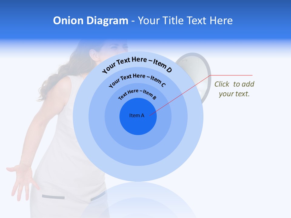 Brunette Aggression White Background PowerPoint Template