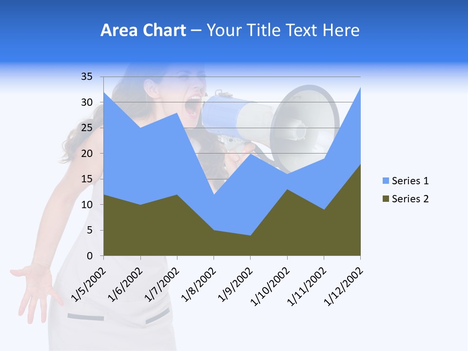 Brunette Aggression White Background PowerPoint Template