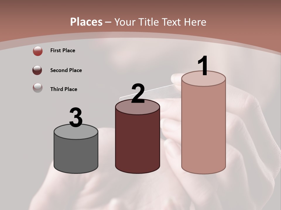 Hand Razor Depression PowerPoint Template