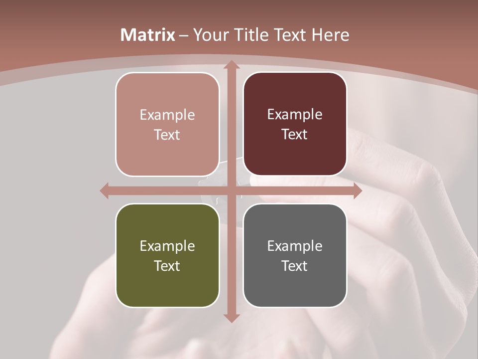 Hand Razor Depression PowerPoint Template
