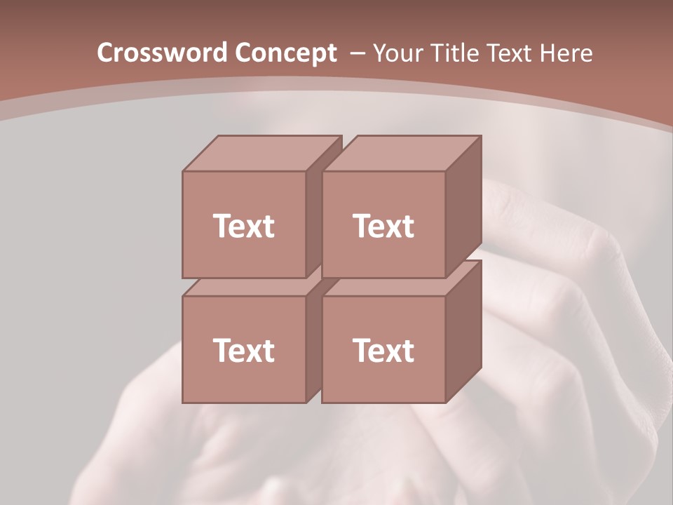 Hand Razor Depression PowerPoint Template