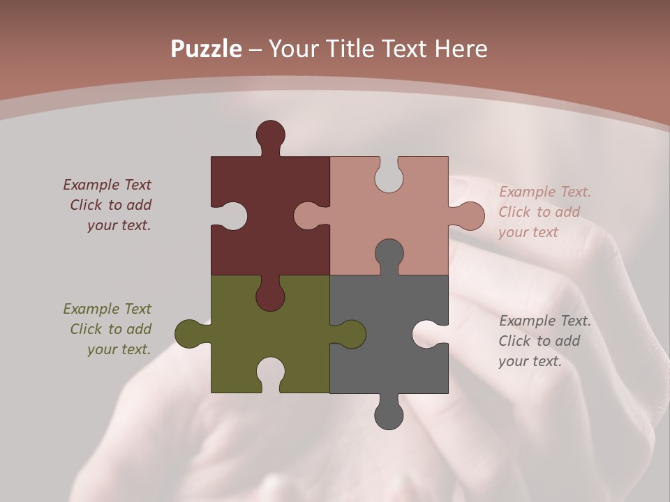 Hand Razor Depression PowerPoint Template