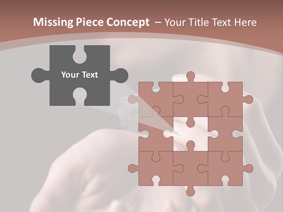 Hand Razor Depression PowerPoint Template