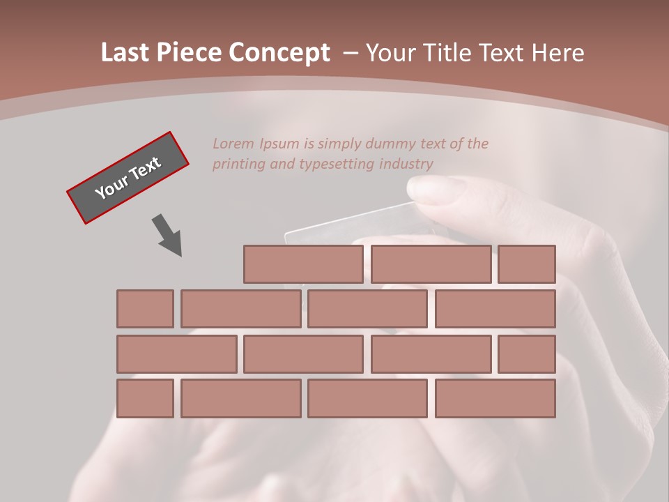 Hand Razor Depression PowerPoint Template