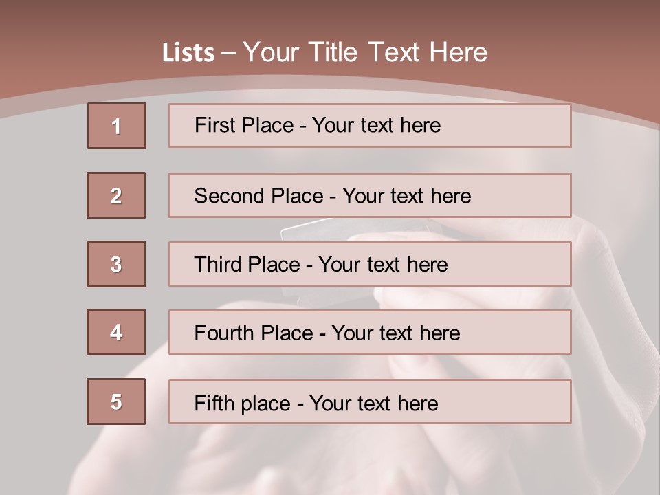 Hand Razor Depression PowerPoint Template
