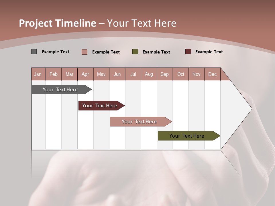Hand Razor Depression PowerPoint Template