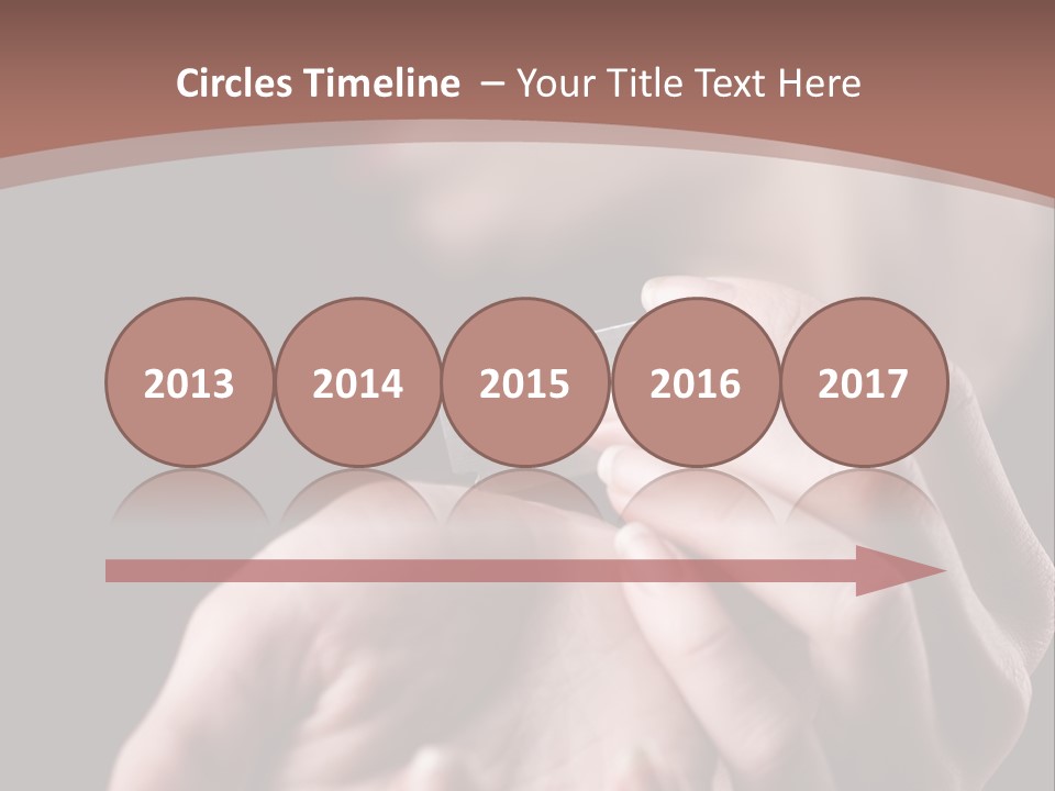 Hand Razor Depression PowerPoint Template