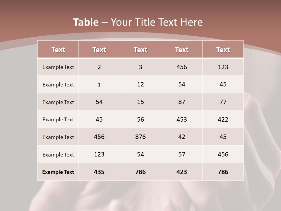 Hand Razor Depression PowerPoint Template