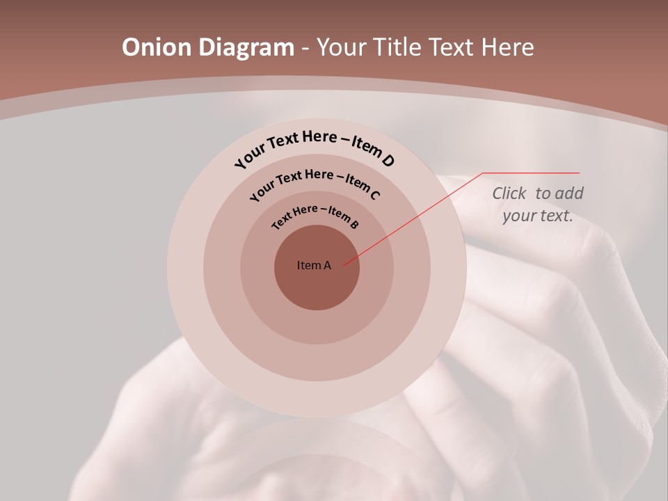 Hand Razor Depression PowerPoint Template