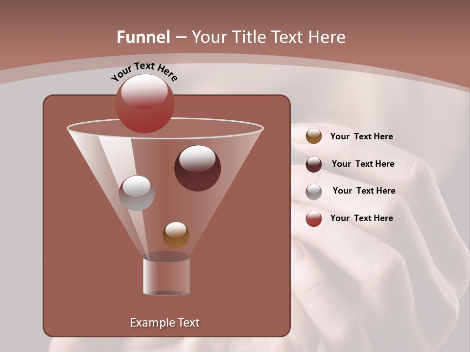 Hand Razor Depression PowerPoint Template