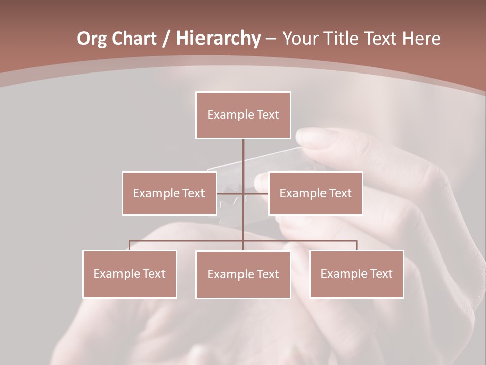 Hand Razor Depression PowerPoint Template