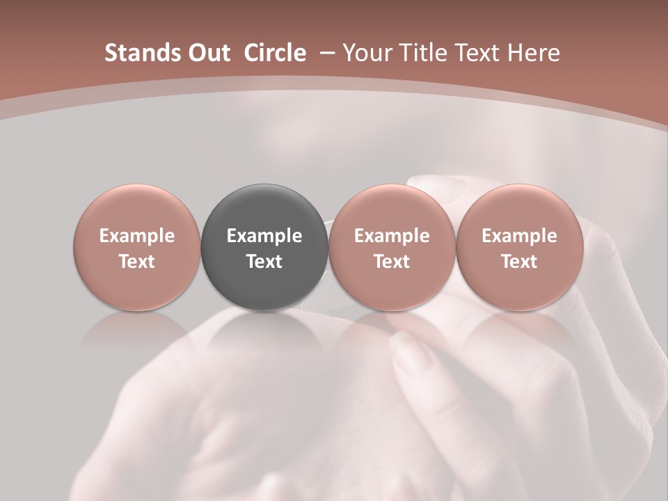 Hand Razor Depression PowerPoint Template