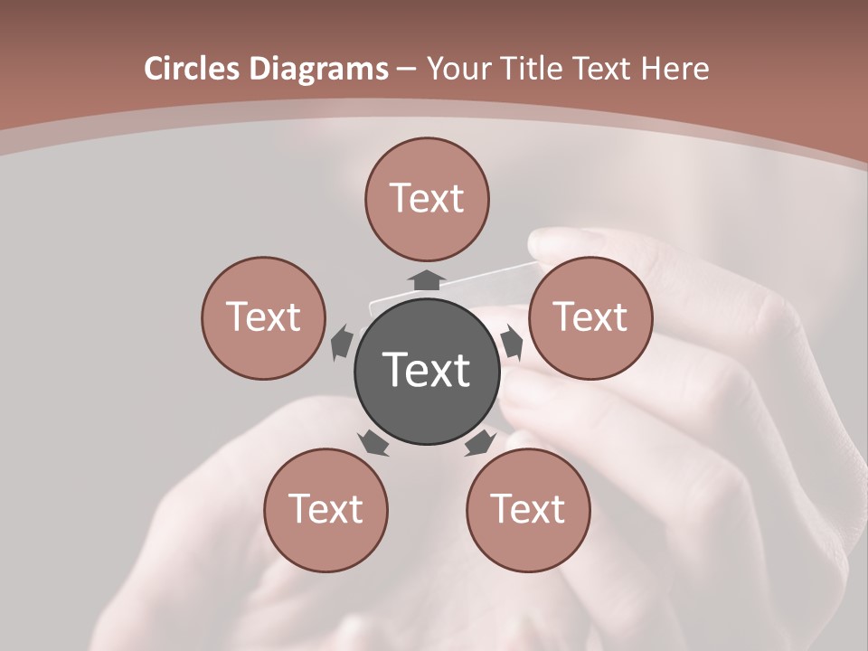 Hand Razor Depression PowerPoint Template