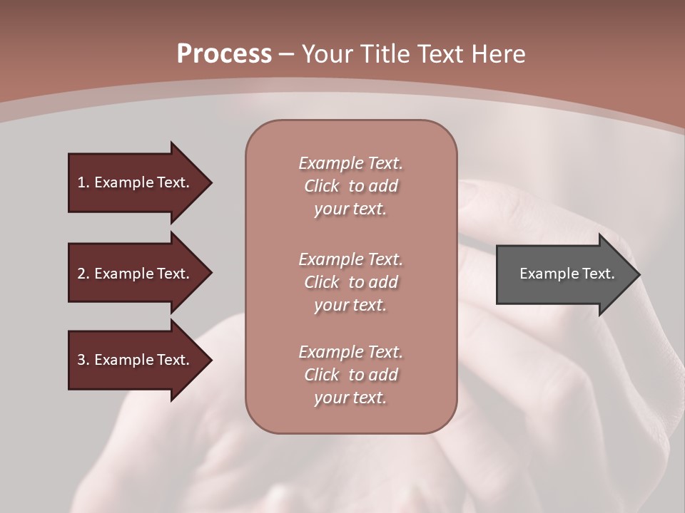Hand Razor Depression PowerPoint Template