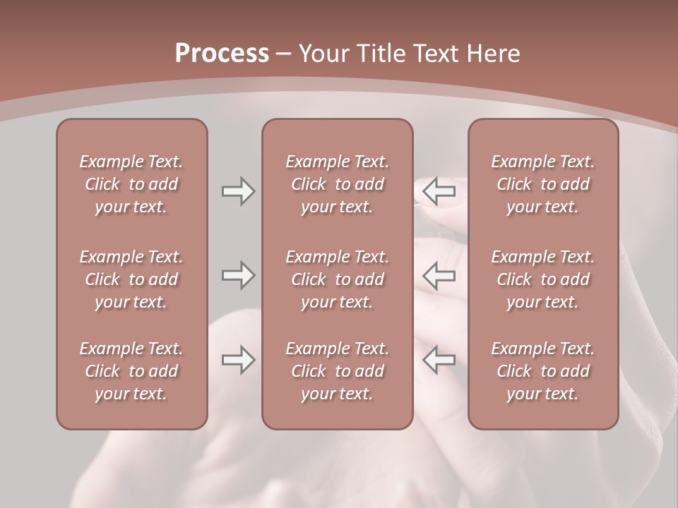 Hand Razor Depression PowerPoint Template