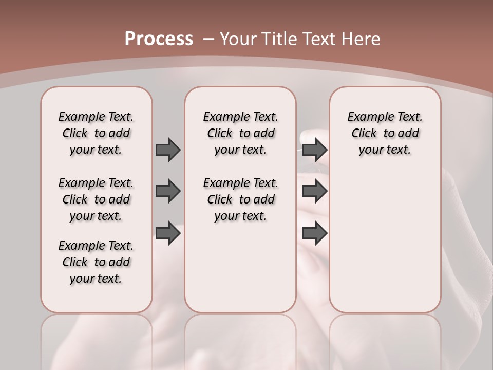 Hand Razor Depression PowerPoint Template