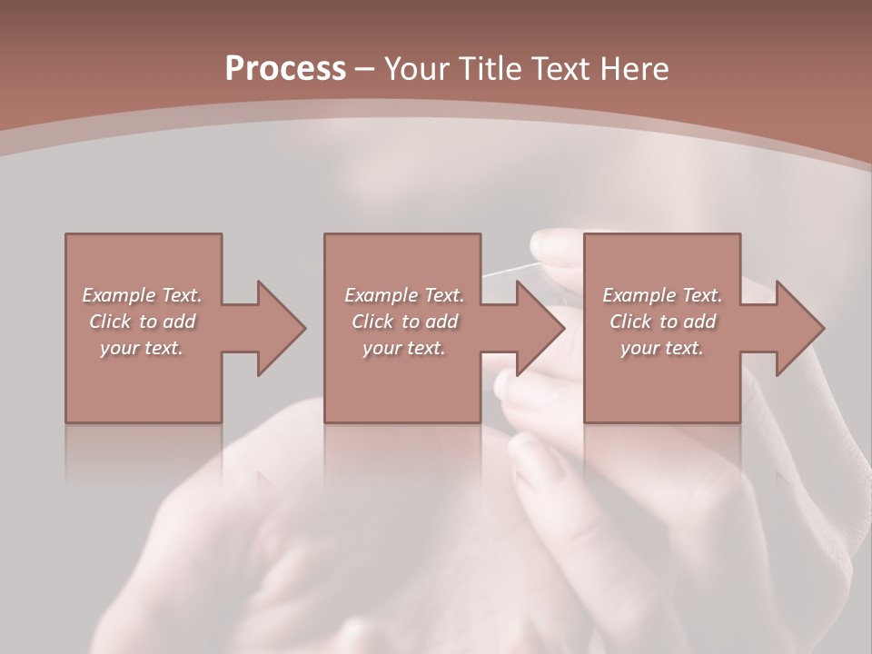Hand Razor Depression PowerPoint Template