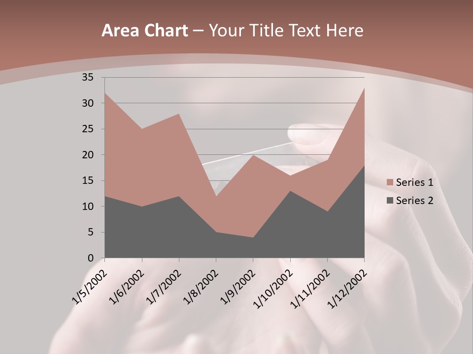 Hand Razor Depression PowerPoint Template