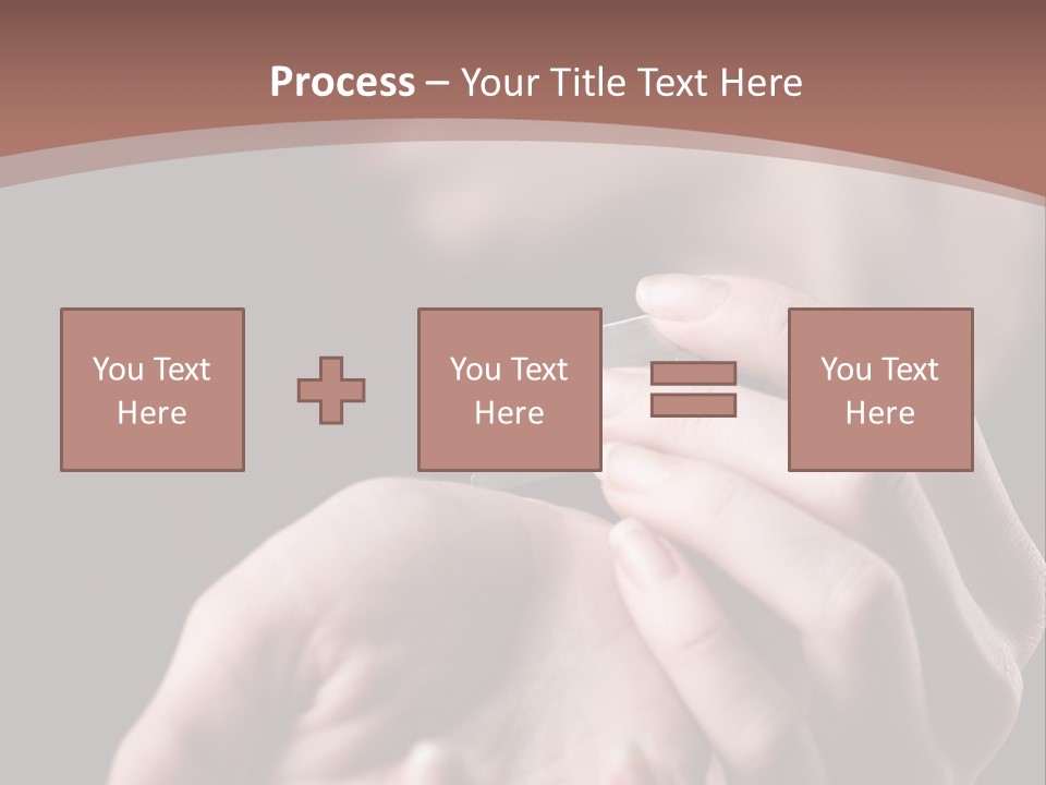 Hand Razor Depression PowerPoint Template