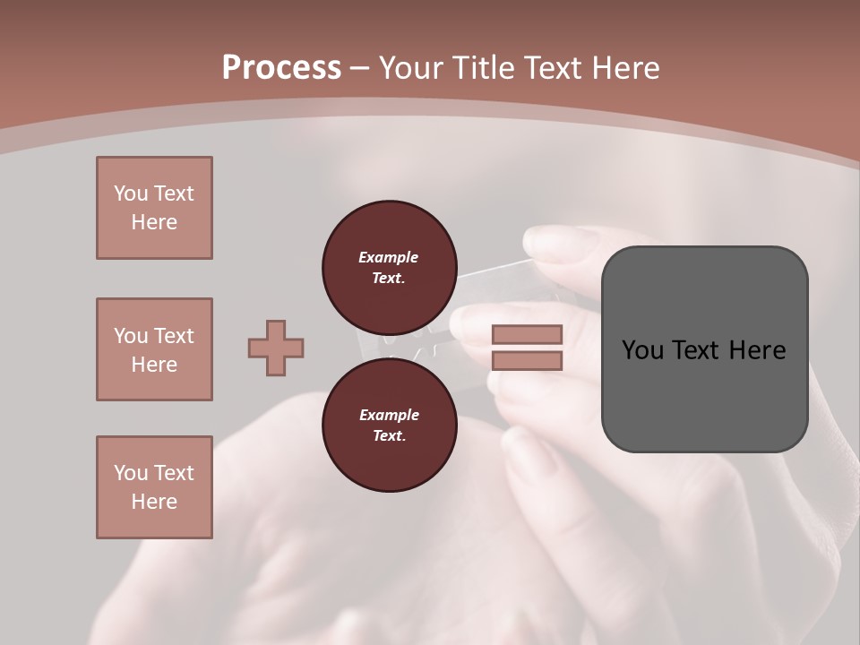 Hand Razor Depression PowerPoint Template