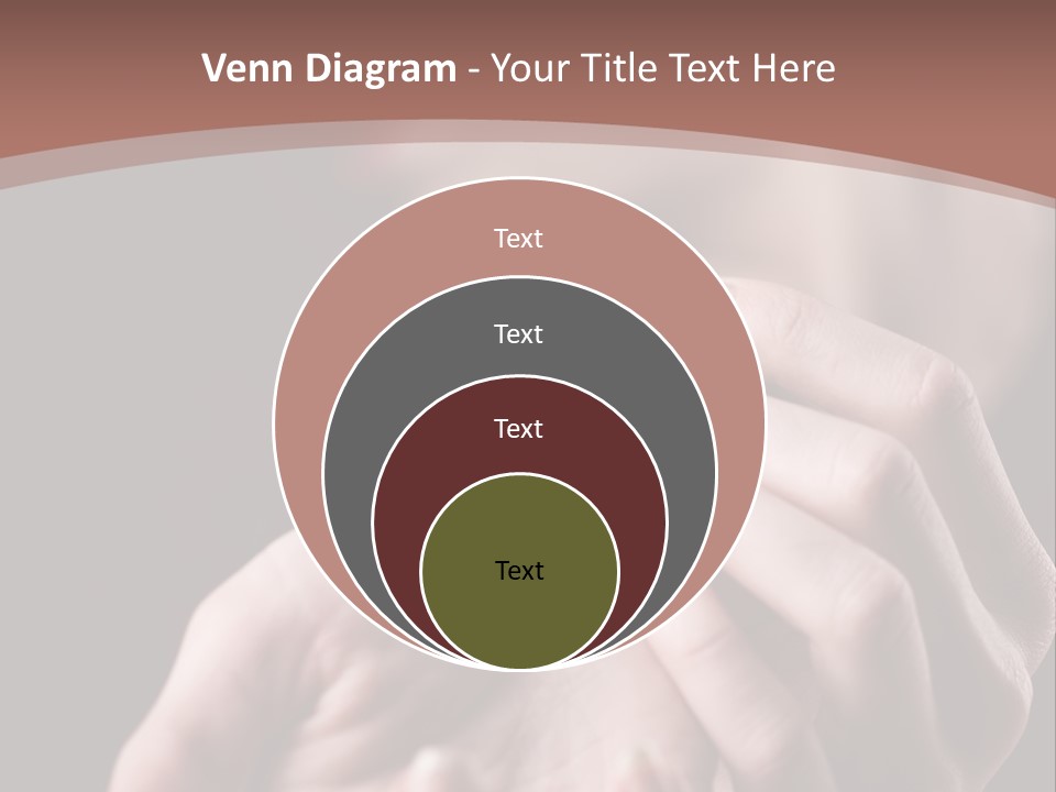 Hand Razor Depression PowerPoint Template