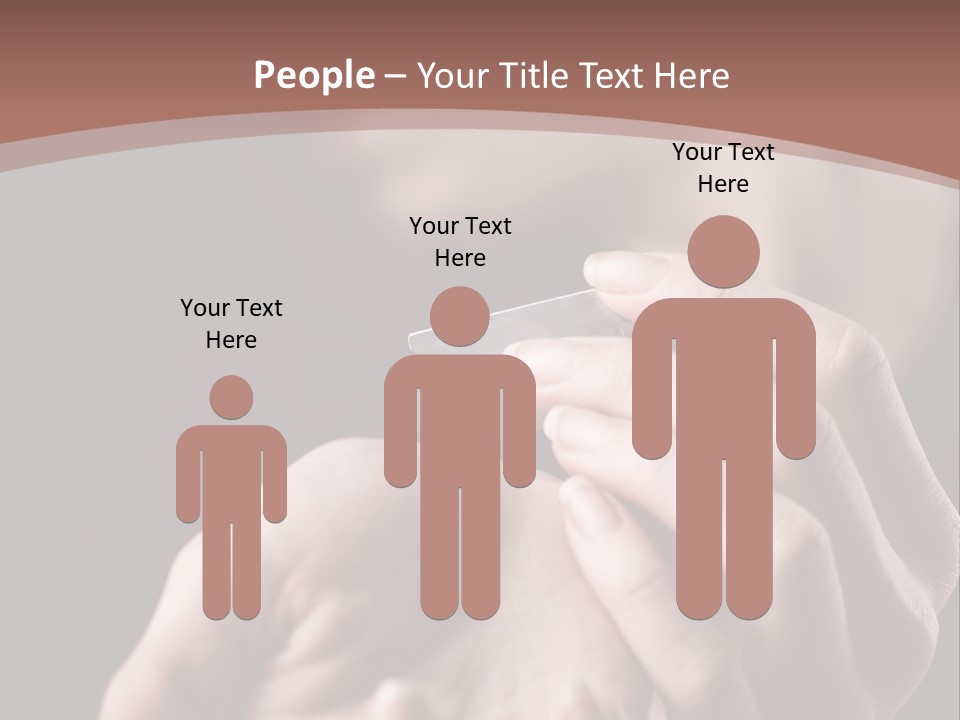 Hand Razor Depression PowerPoint Template