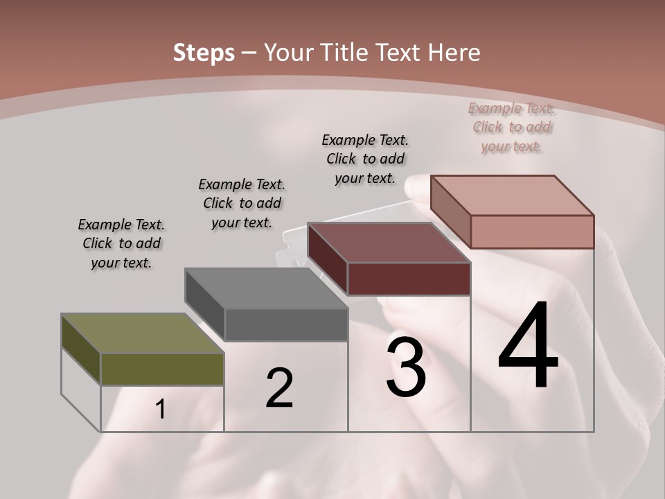 Hand Razor Depression PowerPoint Template