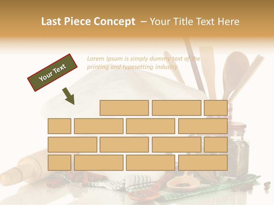 Item Cook Towel PowerPoint Template