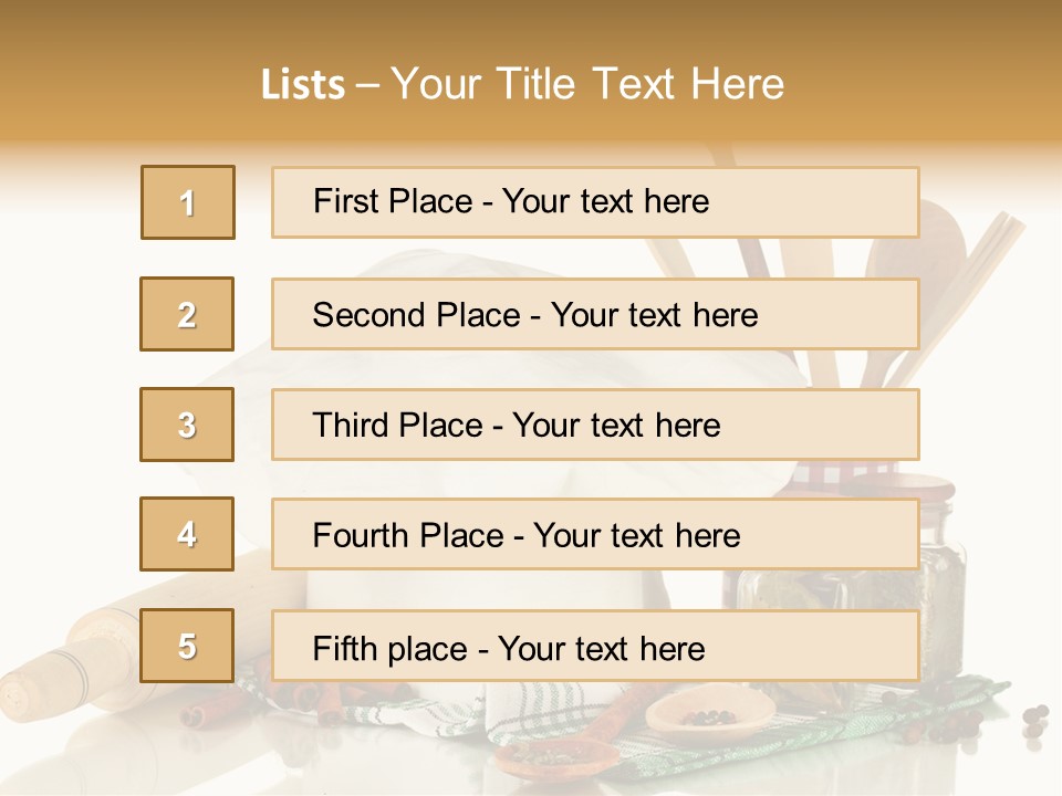 Item Cook Towel PowerPoint Template