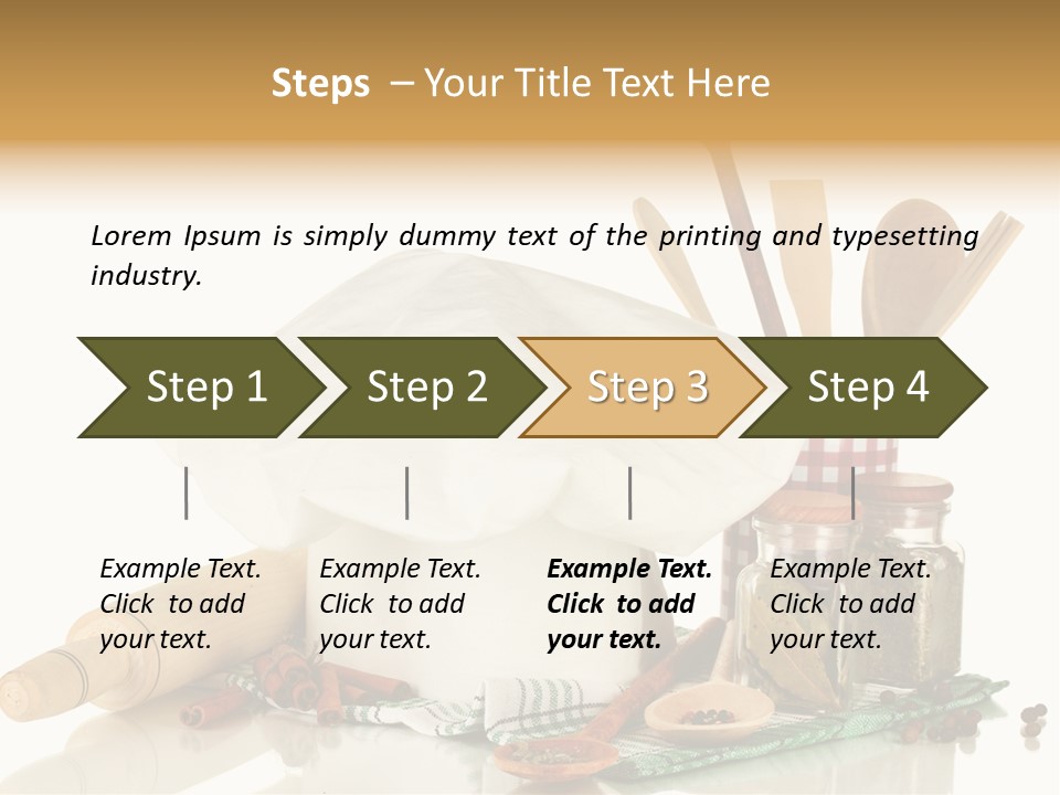 Item Cook Towel PowerPoint Template