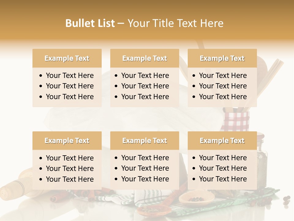 Item Cook Towel PowerPoint Template