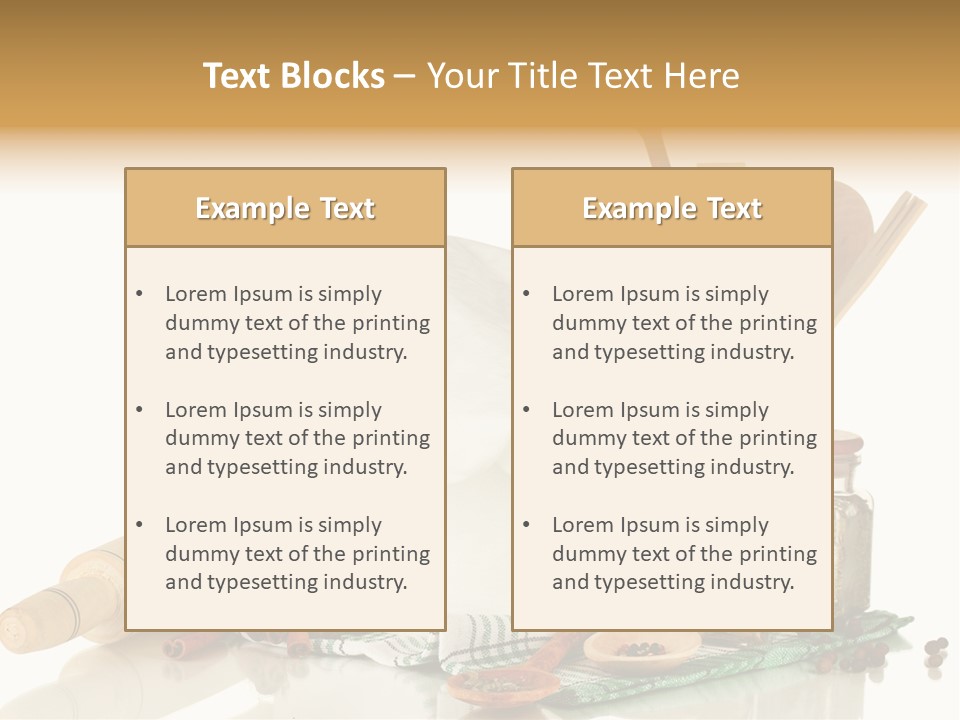 Item Cook Towel PowerPoint Template