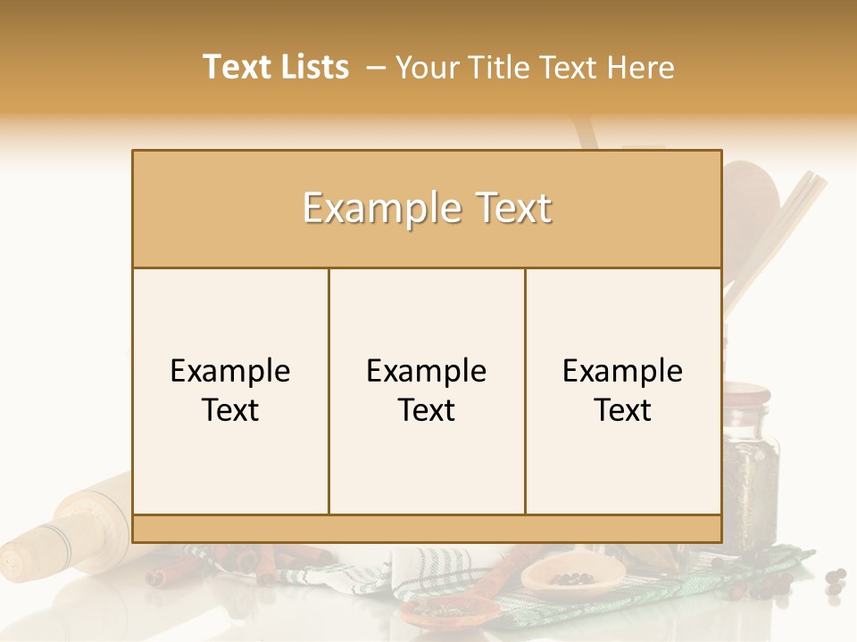 Item Cook Towel PowerPoint Template