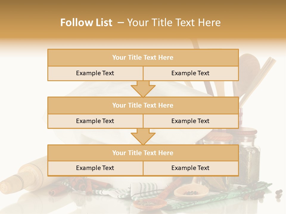 Item Cook Towel PowerPoint Template