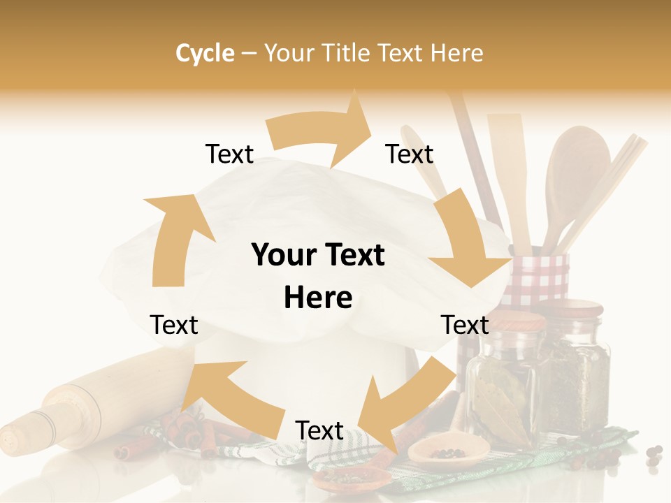 Item Cook Towel PowerPoint Template